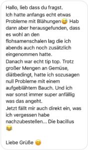 Blähbauch Britt nacher