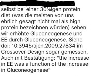 Verwirrende Werbetexte zu Gluconeogenese und Protein 2