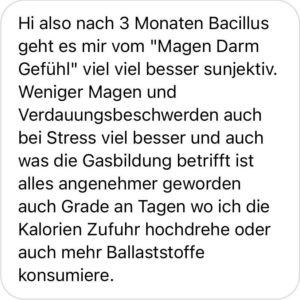 HBN Bacillus Subtilis Kunden Rezension 4