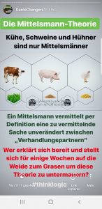 Tiere nur Mittelsmänner?