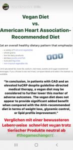 Vegane Ernährung vs. AHA Diet