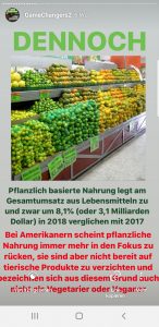 Pflanzliche Lebensmittel Game Changers