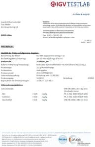 HBN Omega 3 Kontamination Schwermetalle
