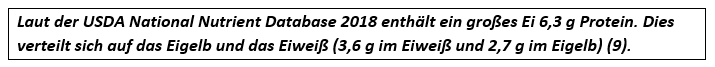 Eiprotein – Sollte ich es regelmäßig essen?